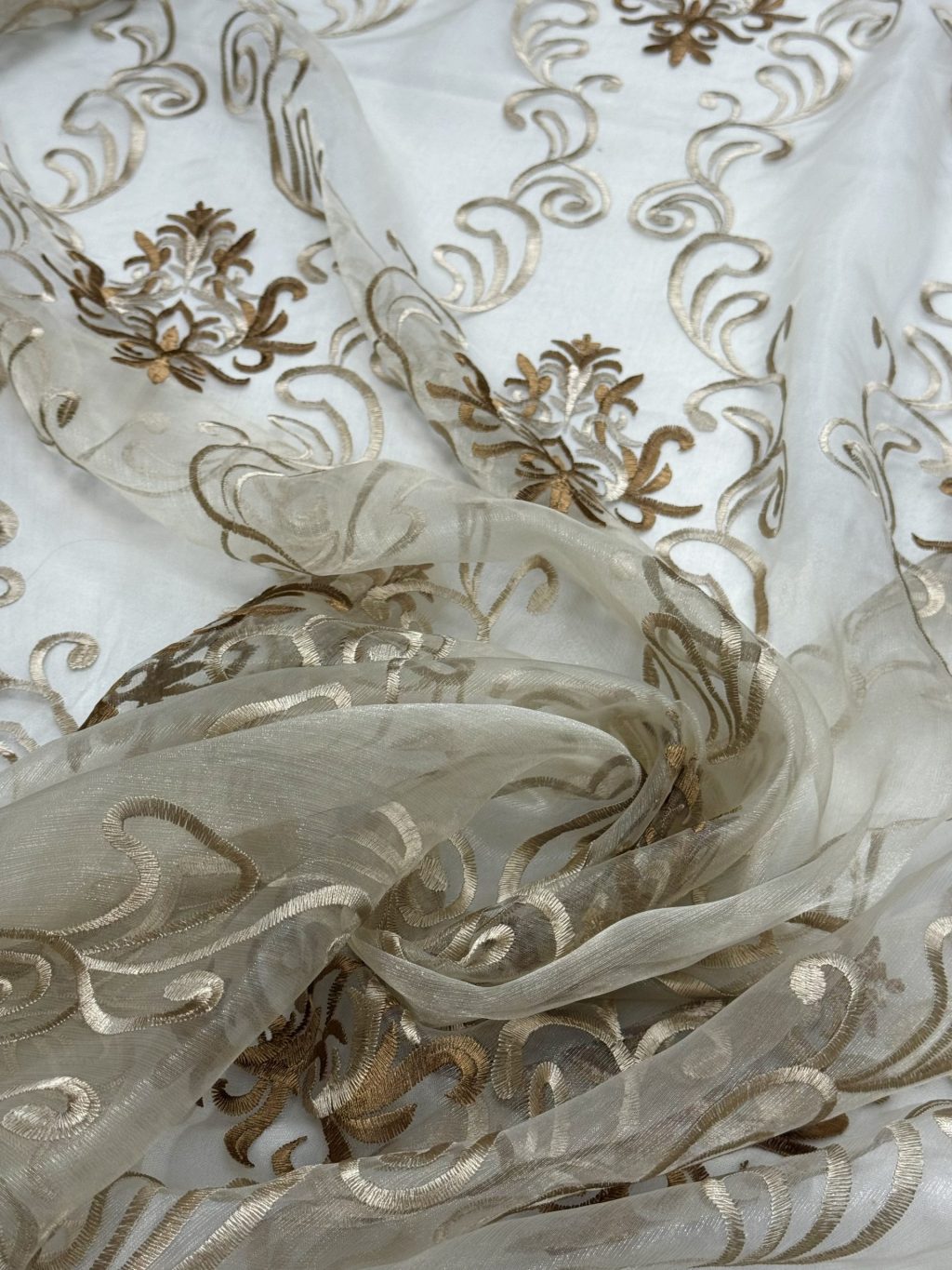 Sheer Embroidery Fabric