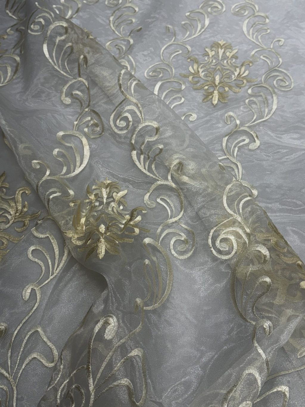 Embroidery Sheer Light Gold