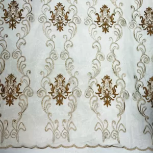 Beige Sepid Sheer Fabric