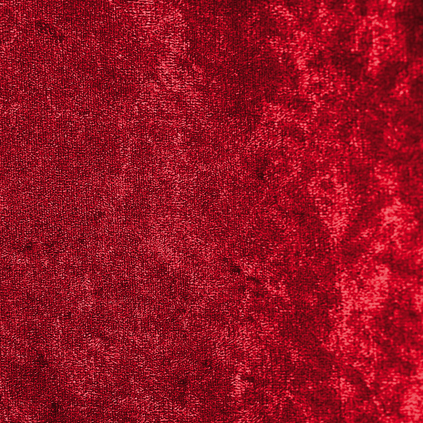 Krufo Velvet , fabric red