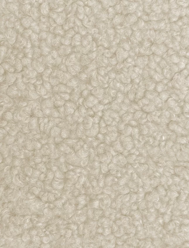 Shearling - Plush - marshmallow- chenille fabric