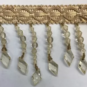 Beaded Trim Cream