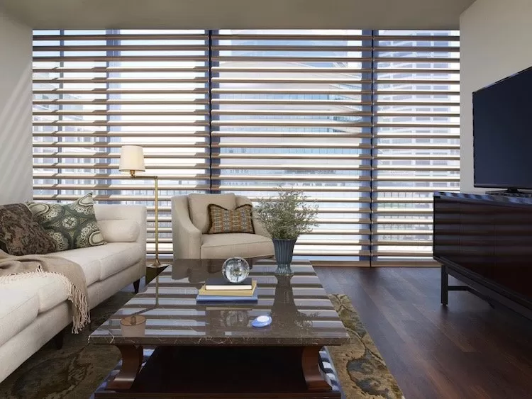 Pirouette® window shadings - Open