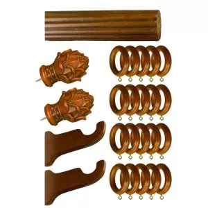 wood pole Teak