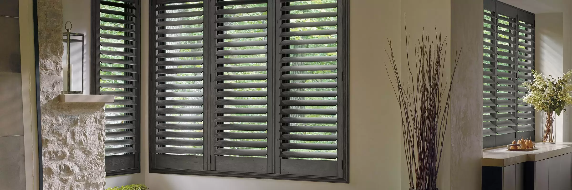 Bedroom shutters