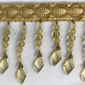 Beaded Trim Gold