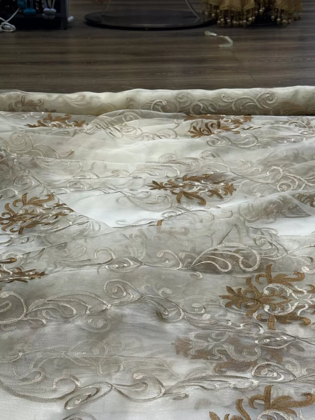 Sheer Embroidery Fabric