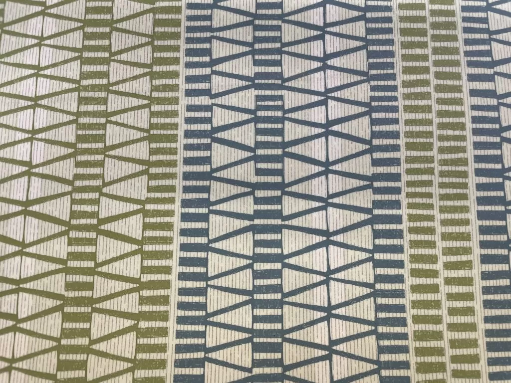 Vynil fabric Blue green