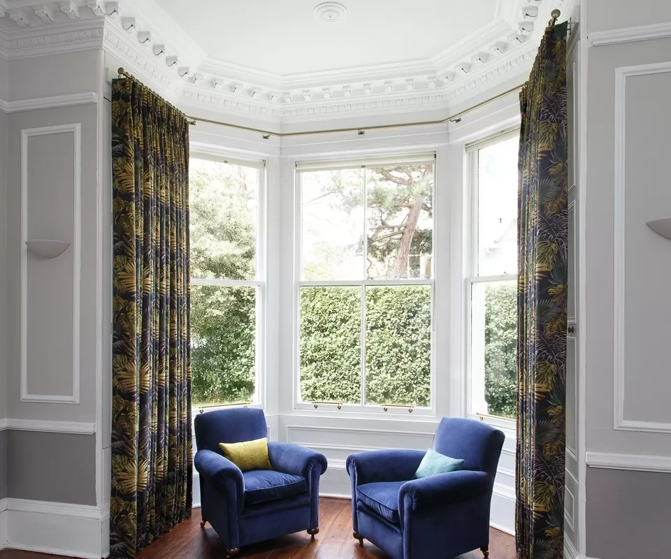 Bay window Drapes