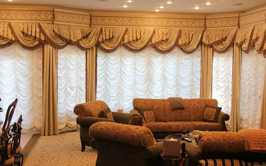 Traditional Style valances , Drapes & sheer.