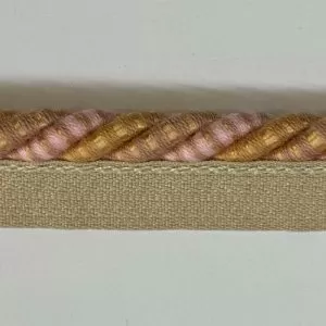 cord trim pink and orange