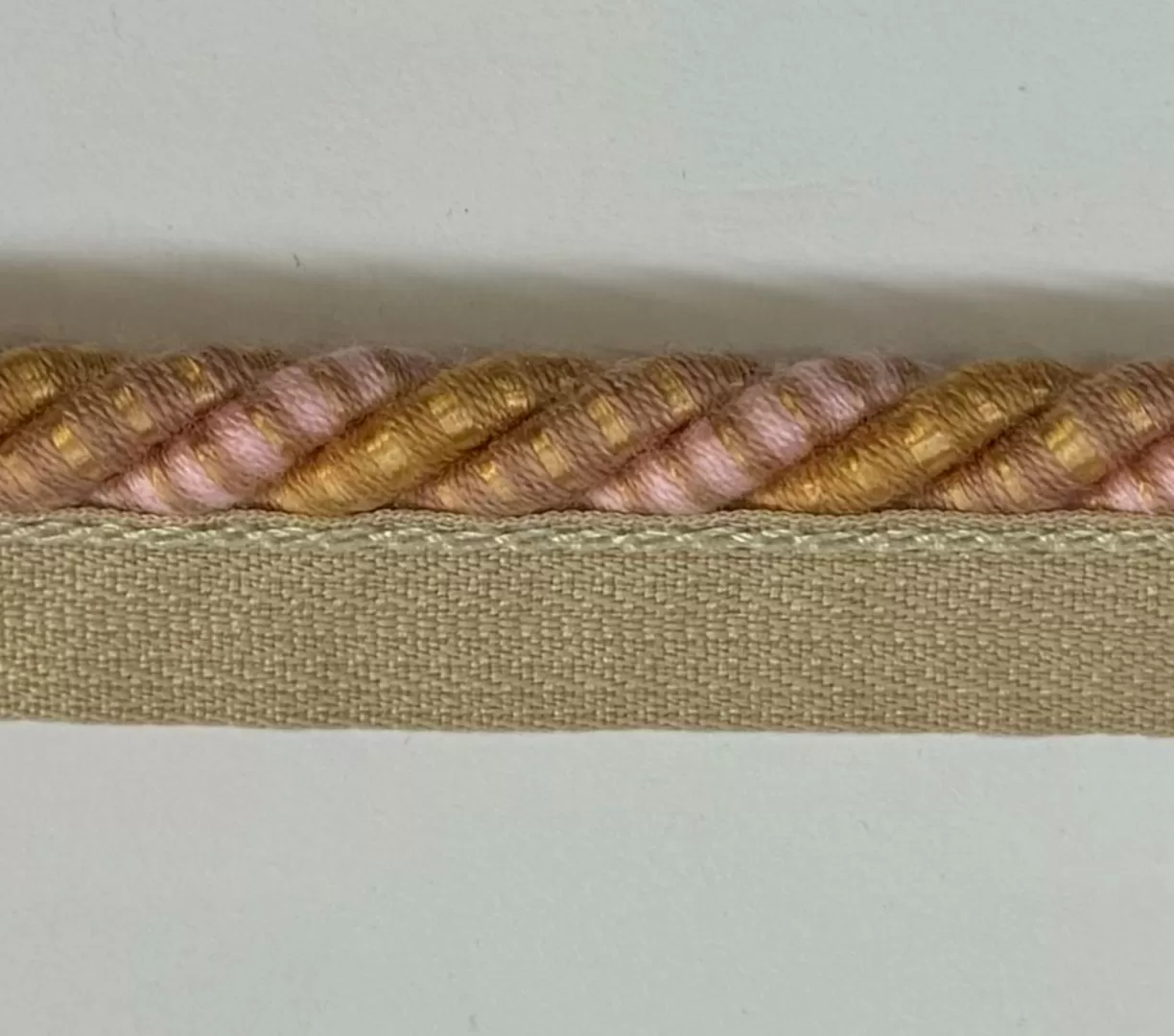 cord trim pink and orange