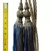 double blue tassels