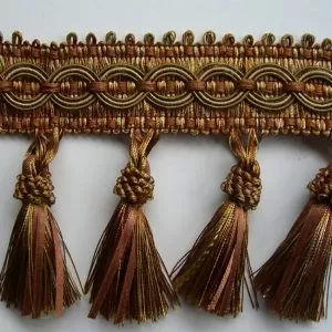 brown tassel trim