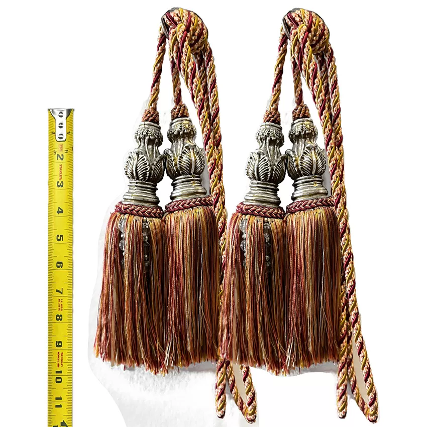 double Tassel Red & Orange