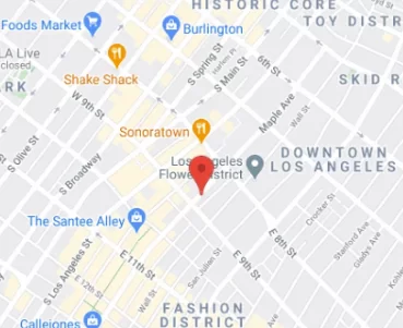 Map - Downtown LA