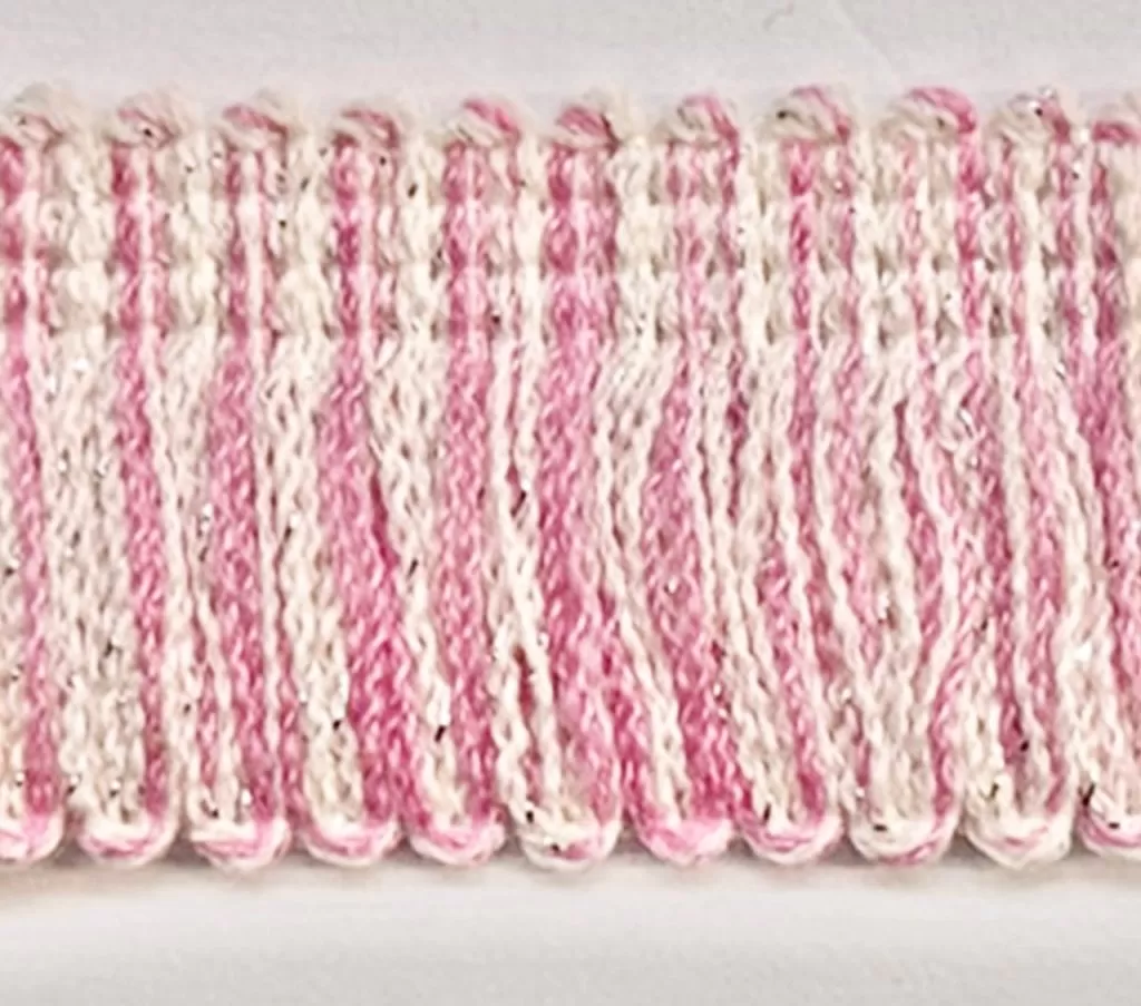 pink trim , one inch