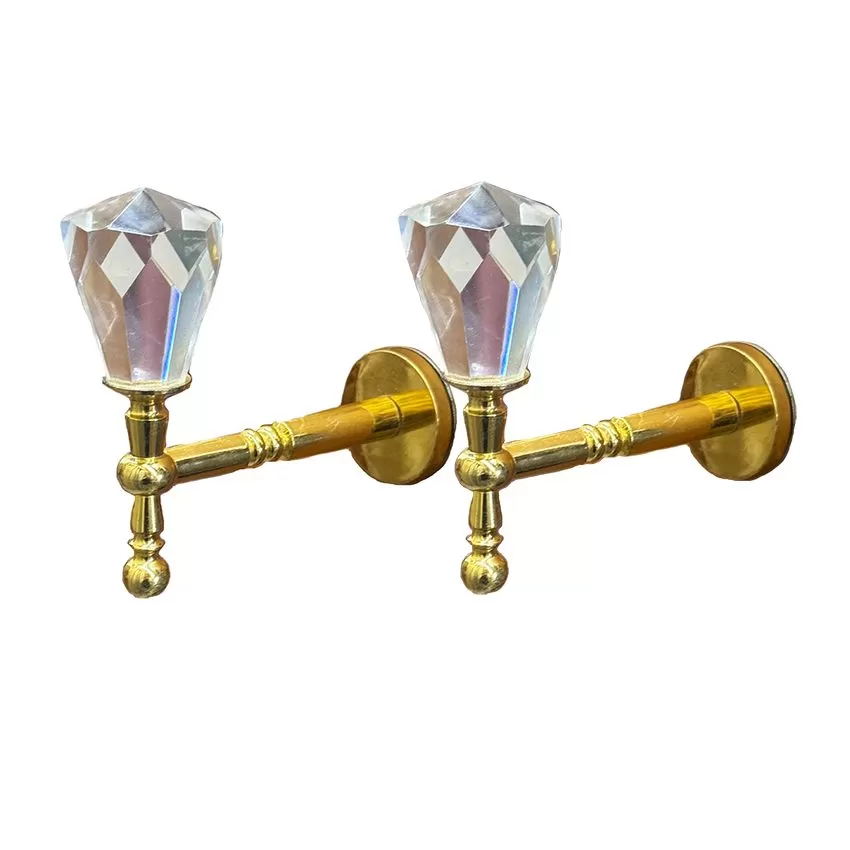 gold double final crystal shape